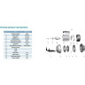 Насос одноступенчатый LEO AMS210/0.75 L2696